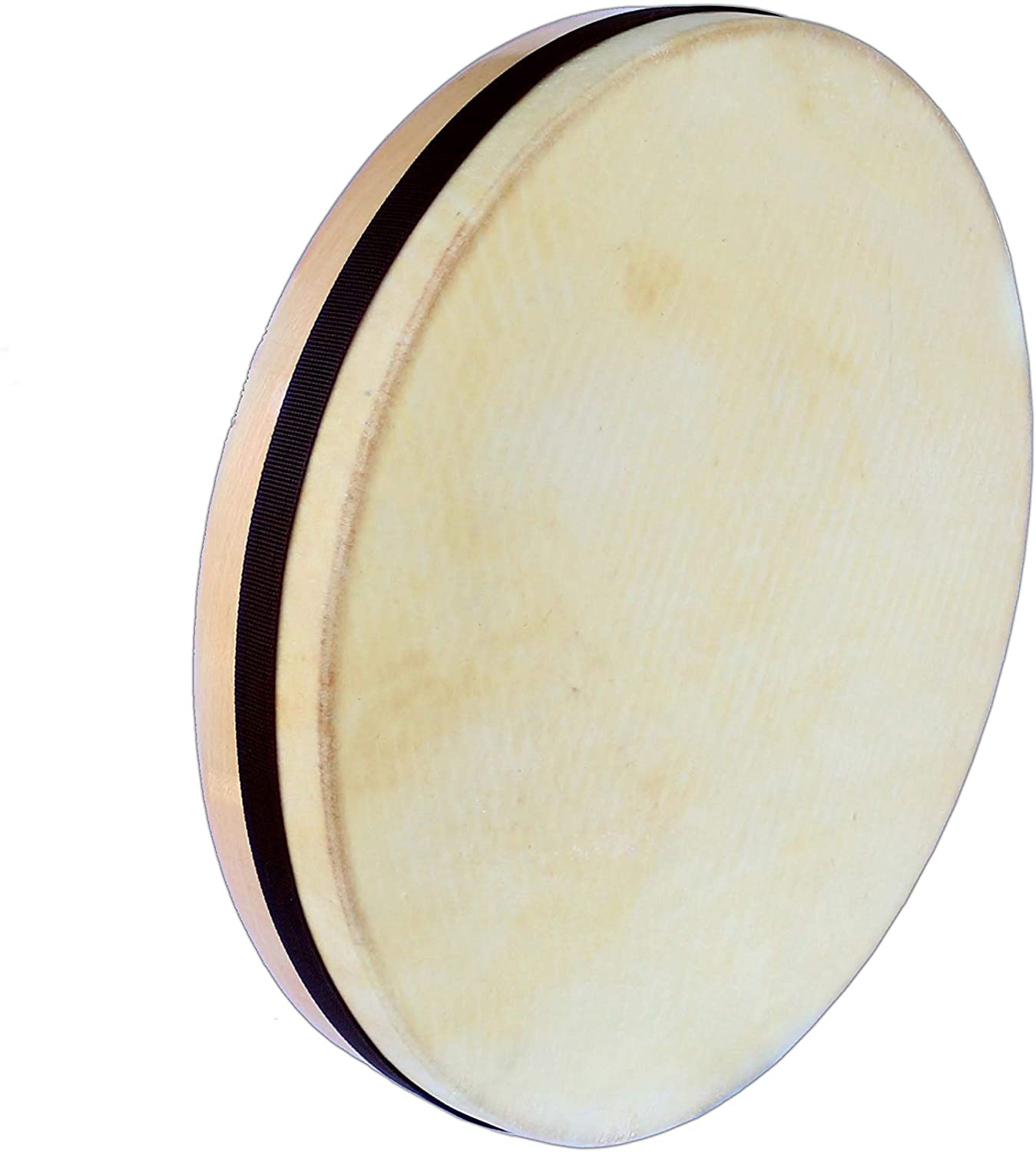 Véritable tambour à percussion Bendir en noyer turc 45 cm