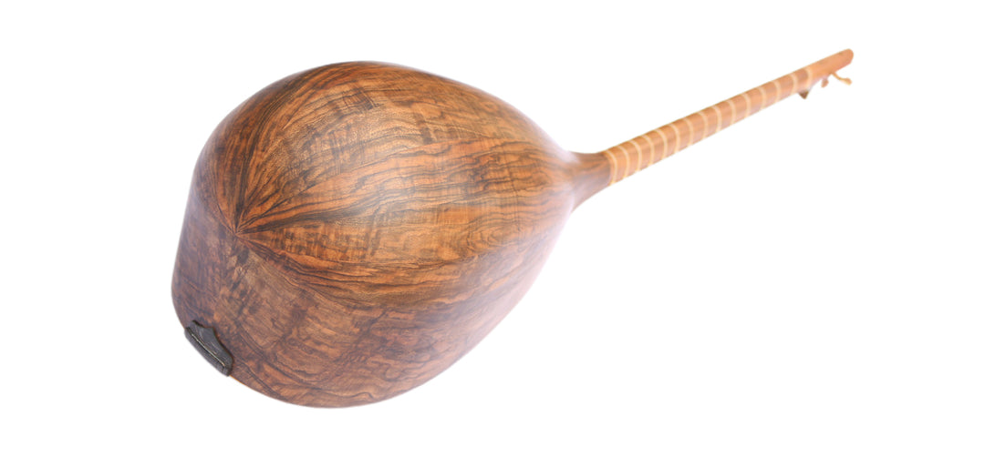 Special walnut Persian tanboor MOT-4 long-neck Kurdish Sufi stringed instrument