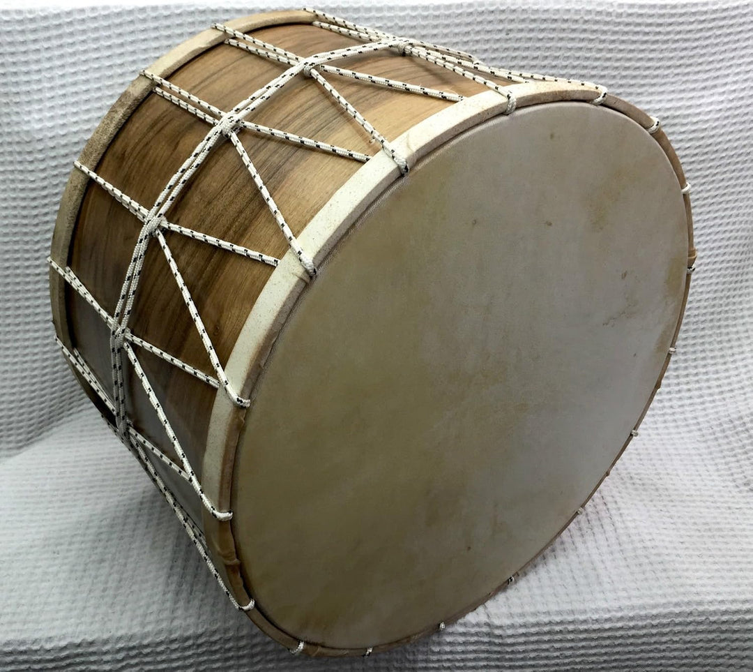 Sala Muzik Turkish davul with natural skin heads