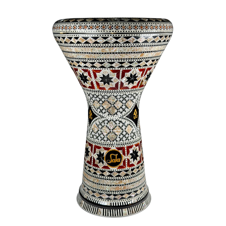 Sala mother of pearl Egyptian darbuka MOP-2 with genuine pearl inlay finish
