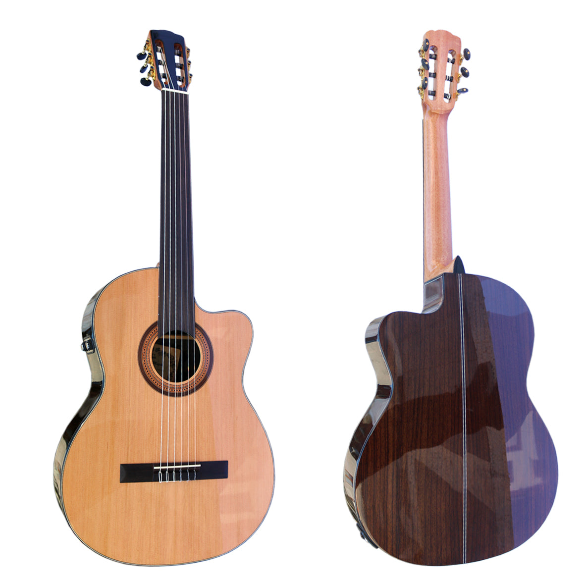 Professional Fretless Electric Classical Guitar With Equalizer CP-3