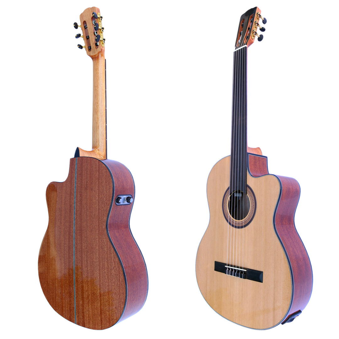Professional Fretless Classical Guitar With EQ CP-4