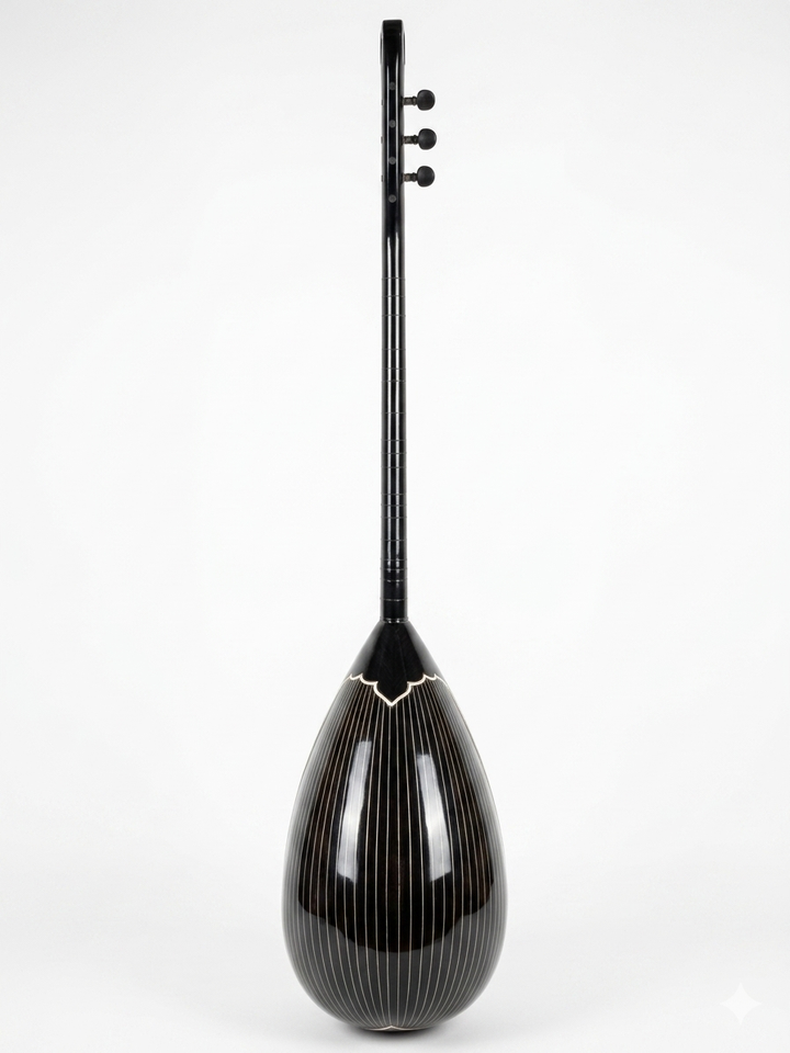 Handmade Ahmet Kaya tribute baglama KAYA-4 by Sala Muzik