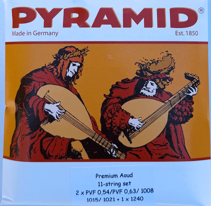 Premium Pyramid Lute Turkish oud strings POL-4T tuning set