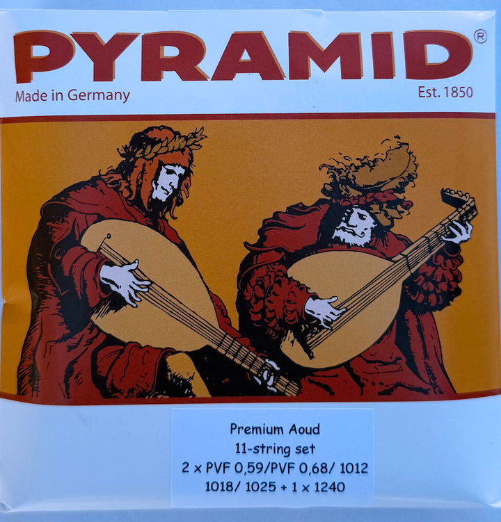 Premium Pyramid Lute Arabische Oud Saiten POL-4A Stimmset