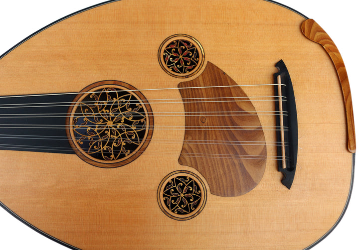 Left-handed Turkish oud MRS-22L by Miras Lute