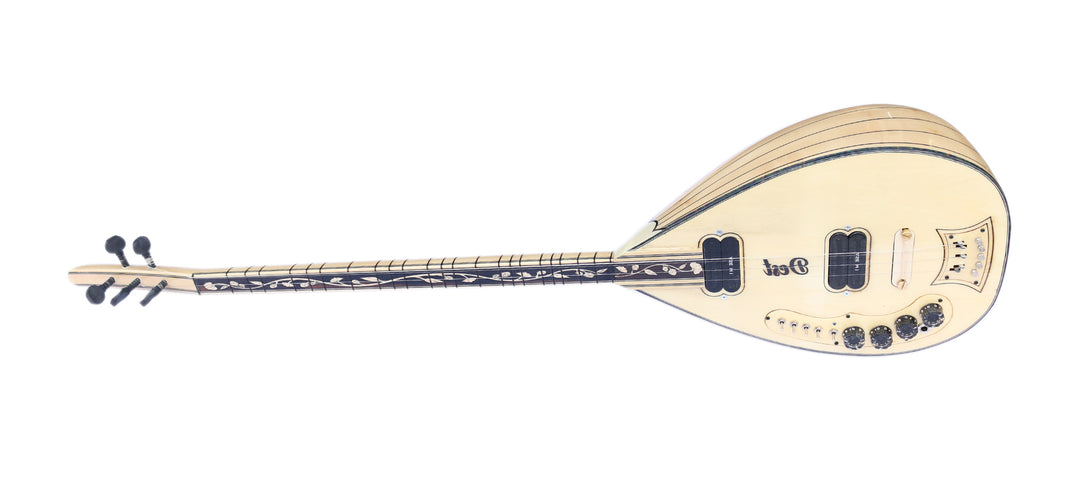 Left handed long neck electric saz baglama W2L with maple bowl by Dest