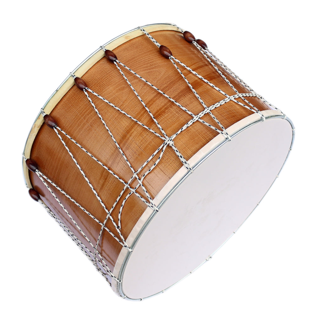 Turkish hornbeam davul MEM-2 by Dest handmade folk drum