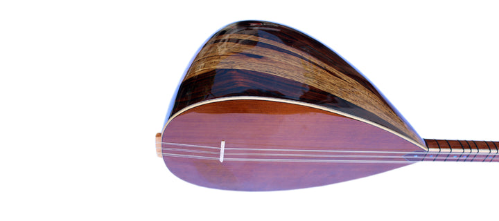 Brazilian rosewood and cedar long neck saz OSL-5 with deep warm tone