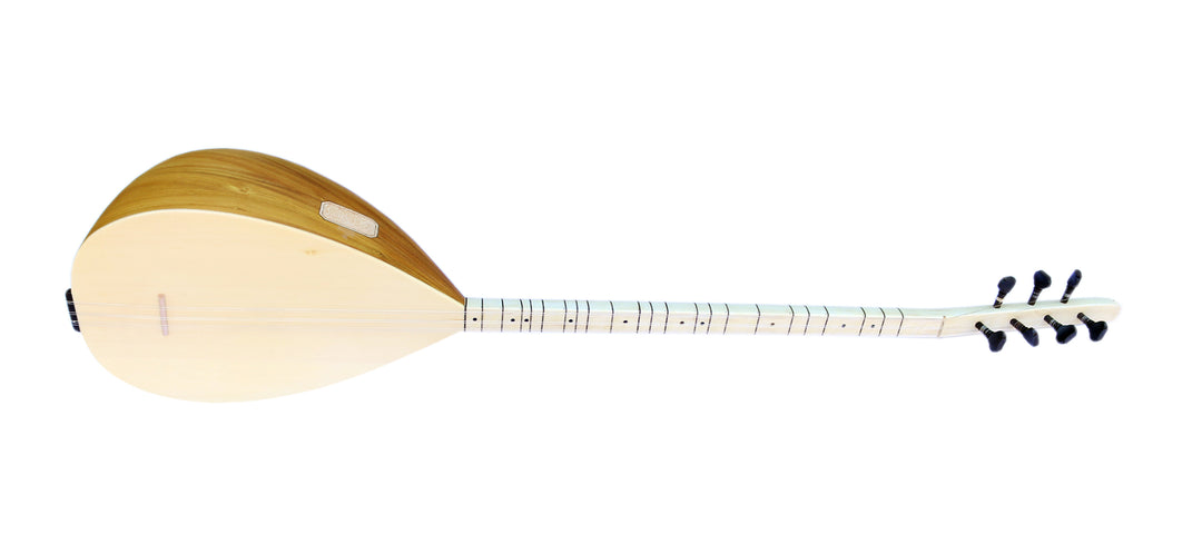 Mulberry long neck saz ALB-204 with spruce face and maple neck by Sala