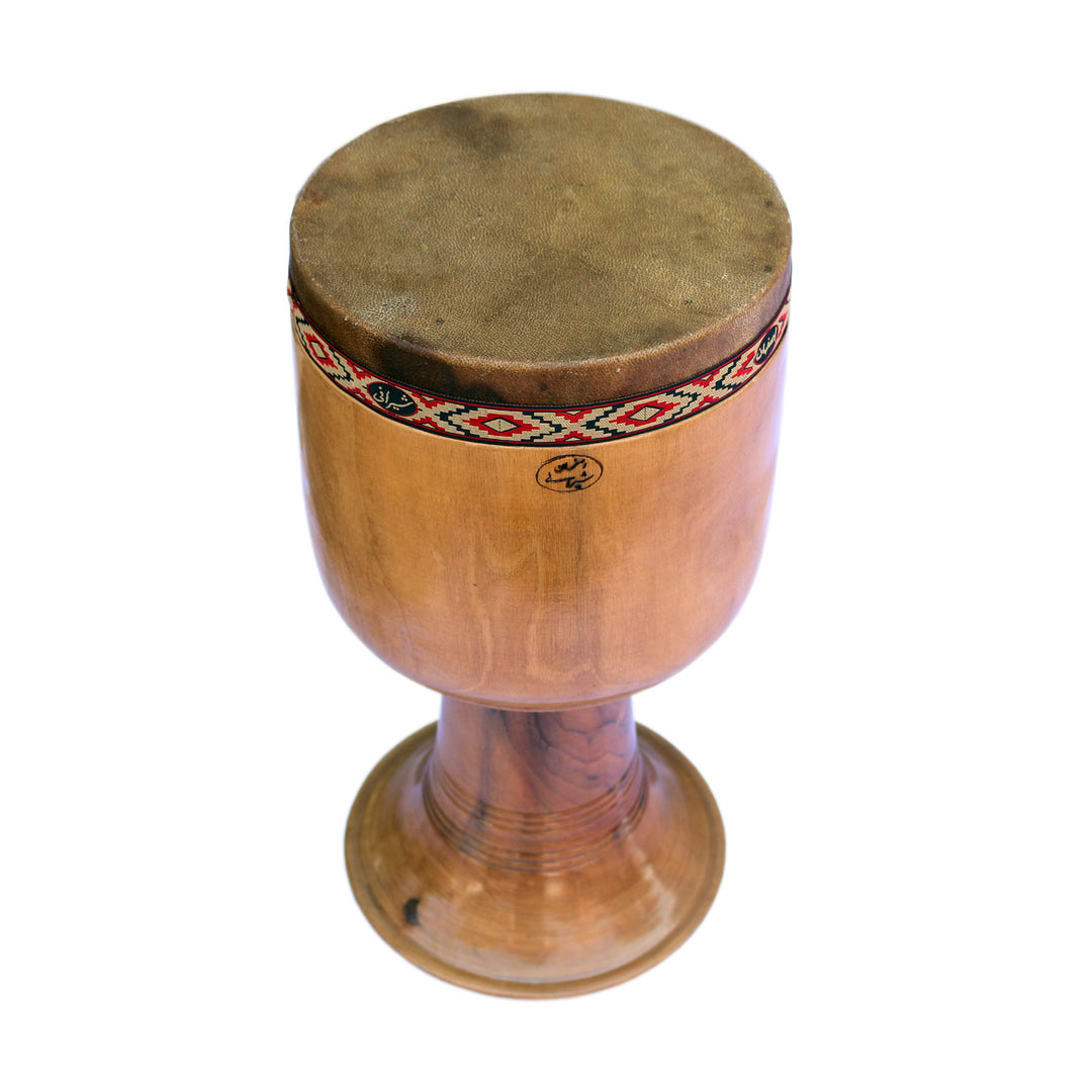 Small tombak SMZ-103B by Shirani with walnut body camel skin