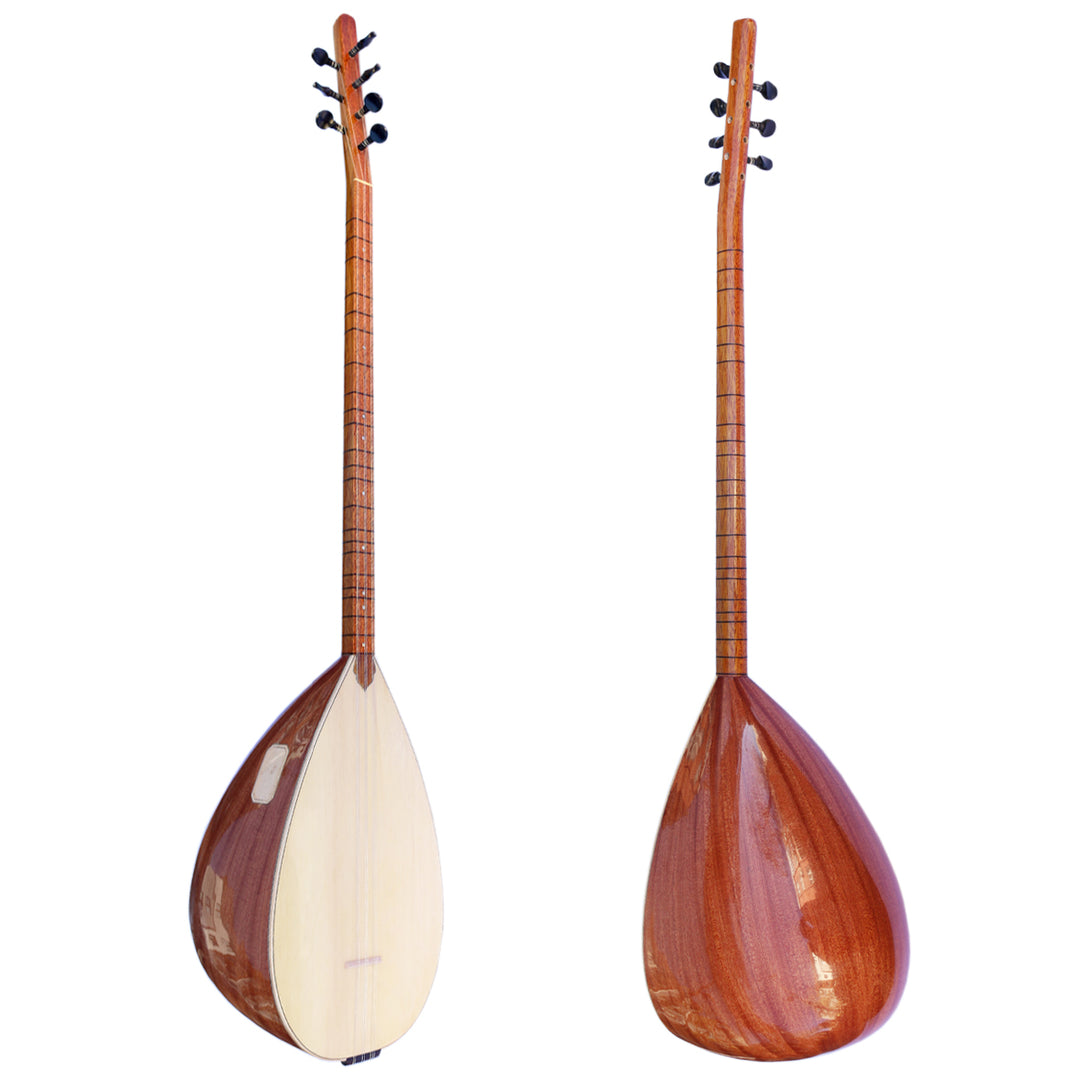 Turkish professional long neck mahogany baglama saz MSL-101-2 by Sala