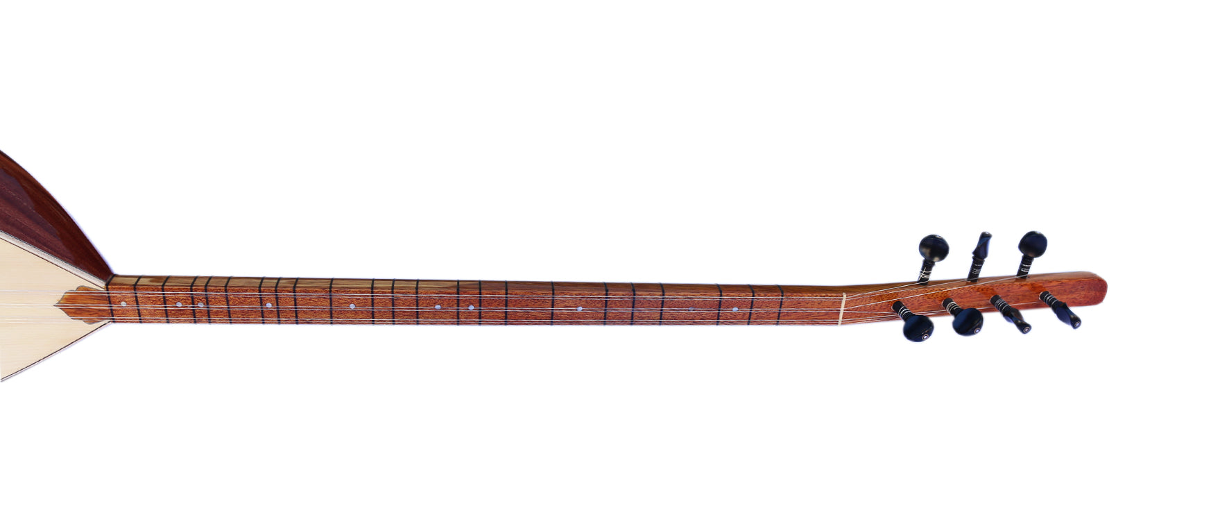 Turc Professionnel Long Cou Acajou Baglama Saz MSL-101-2