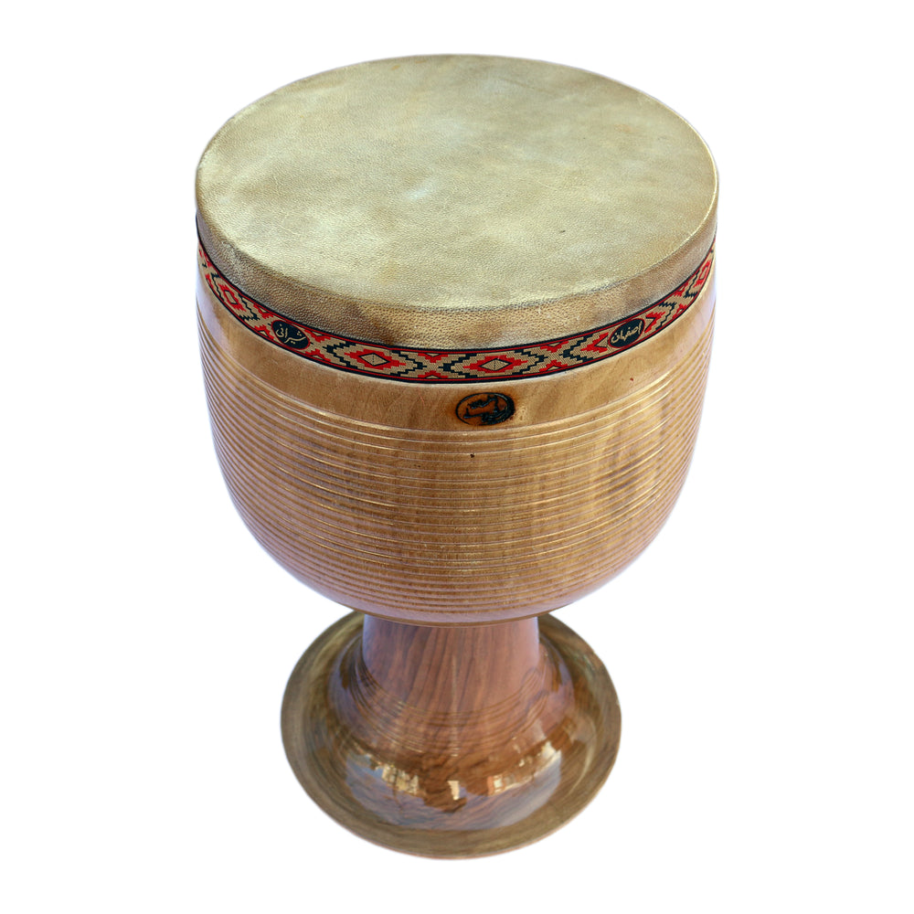 Tombak SHZ-202 by Shirani with walnut body and camel skin head