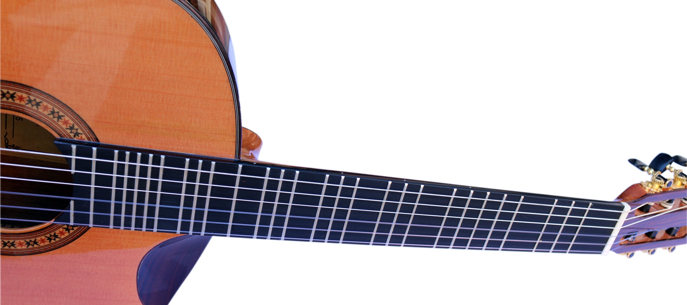Guitarra clásica eléctrica microtonal profesional con ecualizador KG-5