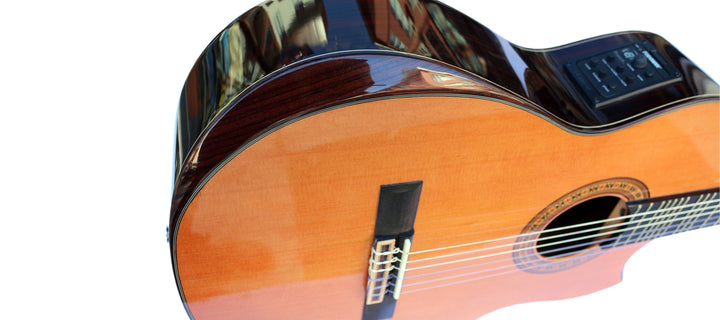 Professional Microtonal Electric Classical Guitar With Equalizer KG-5
