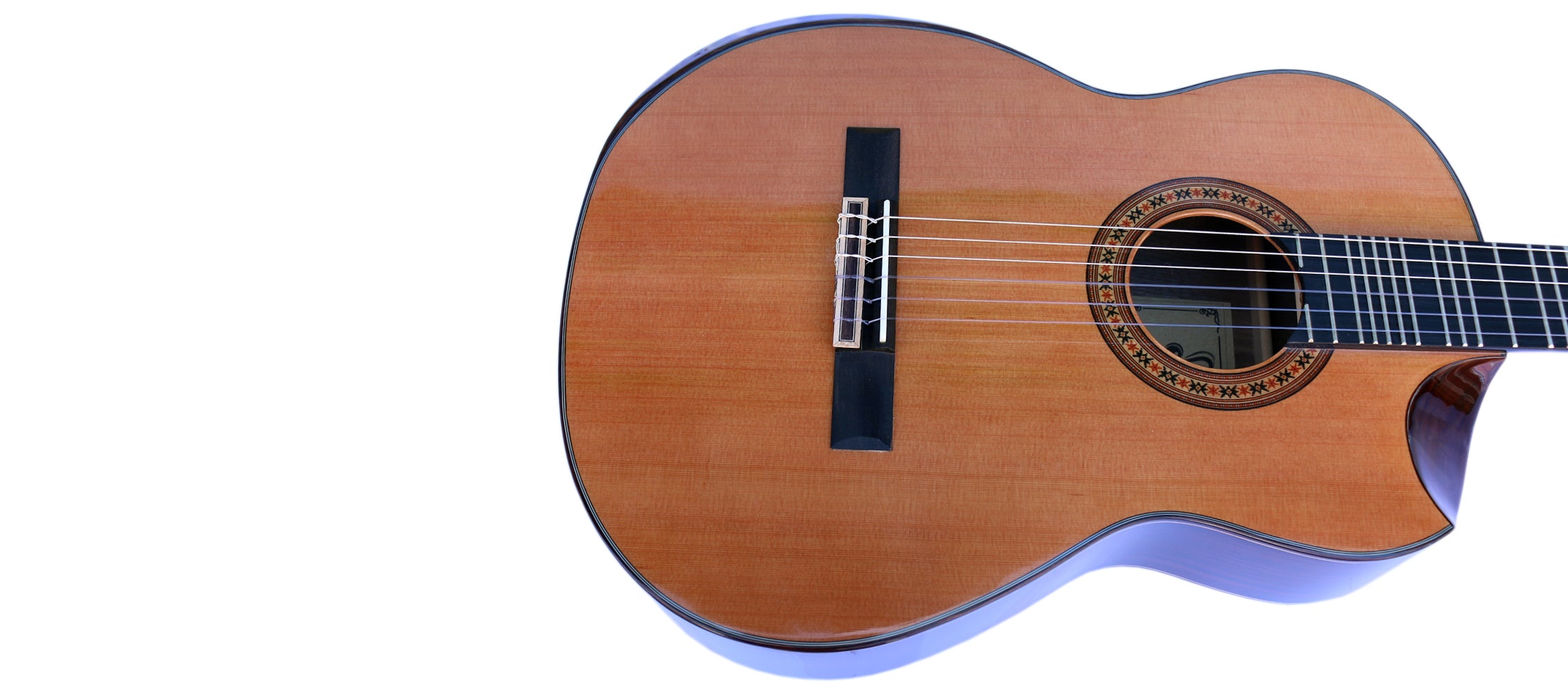 Professional Microtonal Electric Classical Guitar With Equalizer KG-5