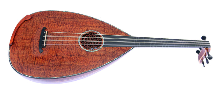 Special electric Turkish lavta LAV-4E by Miras short-neck fretted lute with pickup