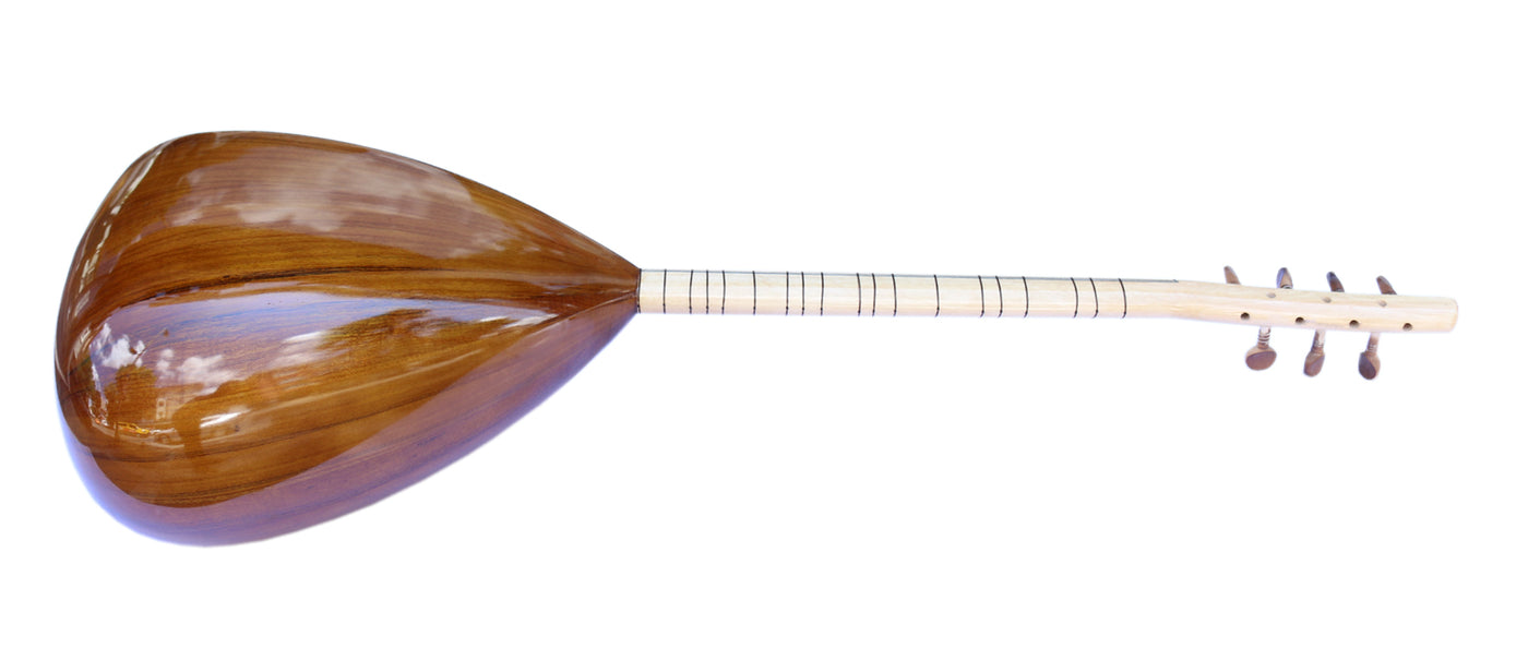 Maulbeer-Baglama Saz ASK-306 mit kurzem Hals, türkische Qualität