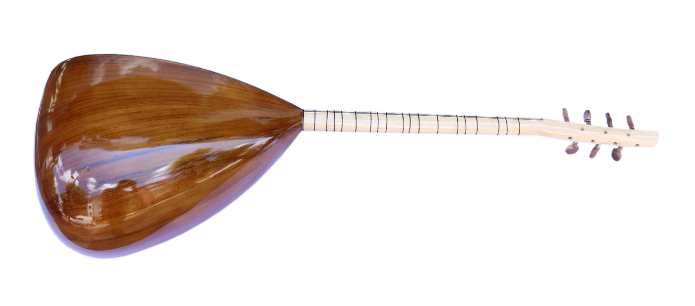 Maulbeer-Baglama Saz ASK-306 mit kurzem Hals, türkische Qualität