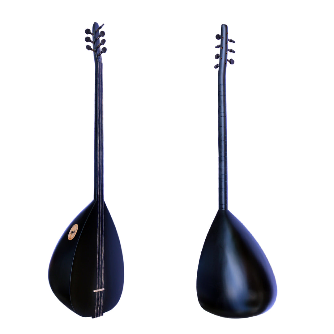 Turkish long neck black walnut baglama saz ASL-150M by Dest