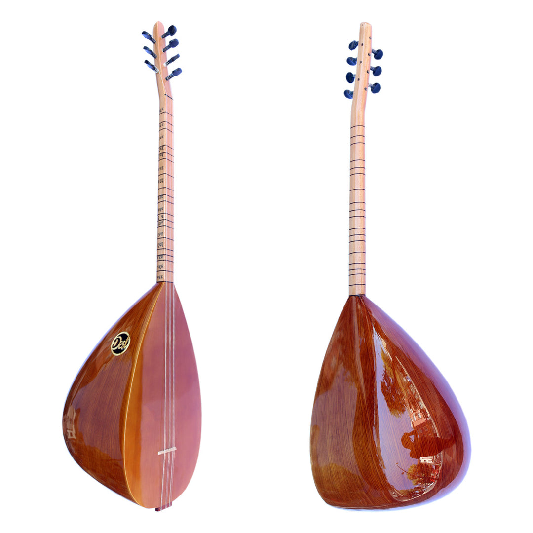 Sala Muzik Short Neck Baglama Saz With Notes On the Neck ASK-111N