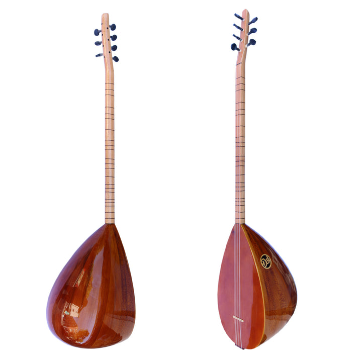 Turkish quality left hand long neck mulberry baglama saz ASL-113L by Sala Muzik