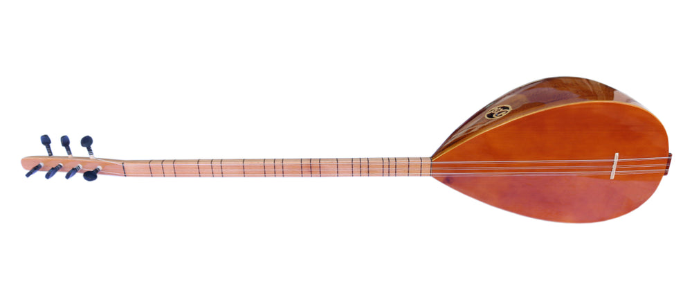 Mulberry left handed long neck baglama ASL-113L by Sala Muzik