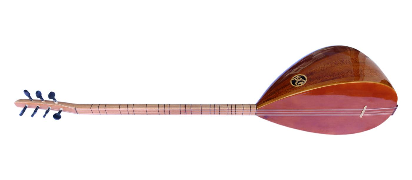 Türkische Qualität Maulbeere Baglama Saz ASL-113L mit langem Hals für Linkshänder