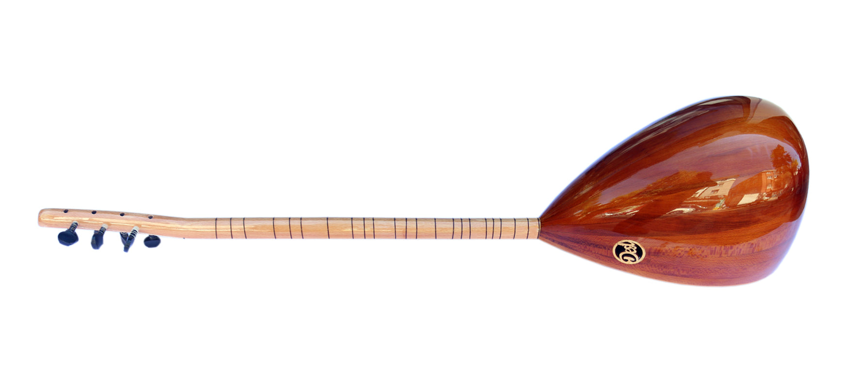 Sala Muzik Linkshänder-Maulbeere-Langhals-Baglama ASL-113L