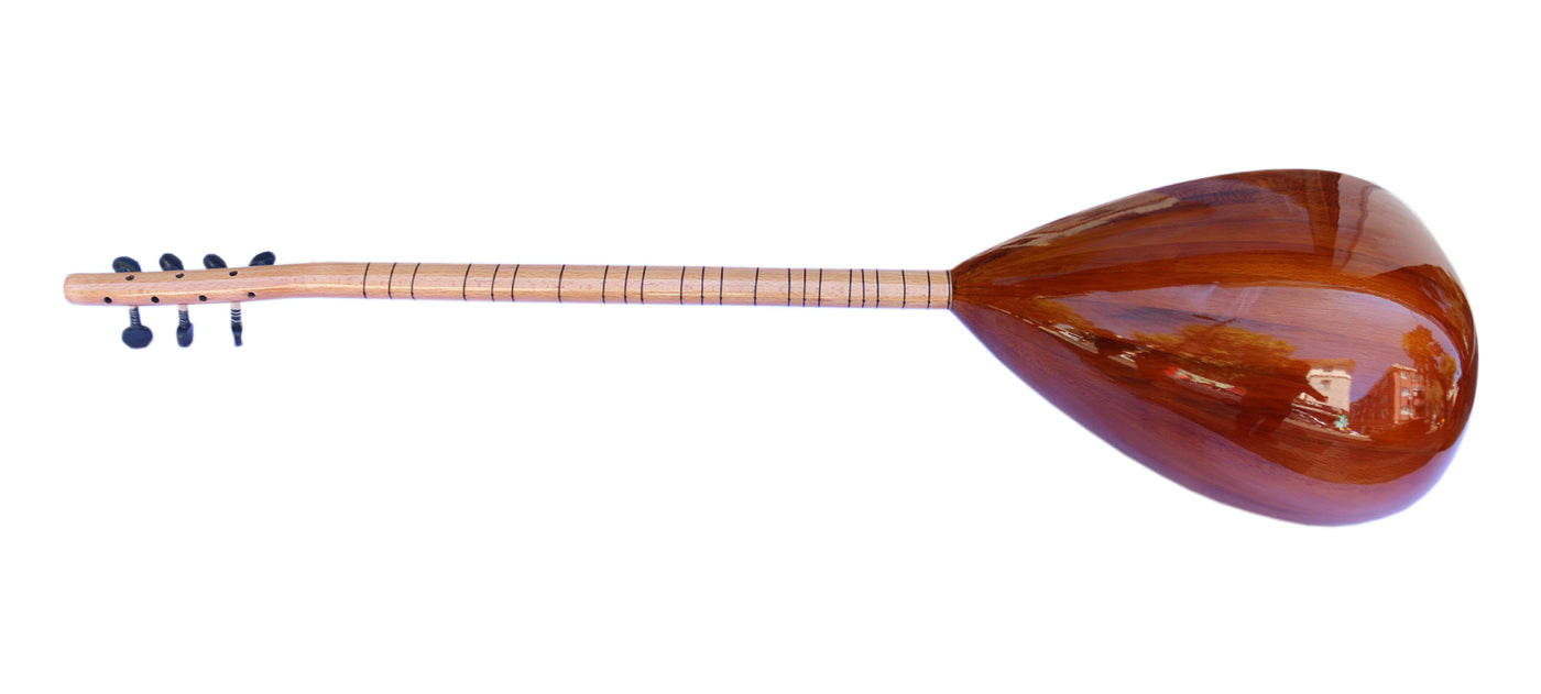 Türkische Qualität Maulbeere Baglama Saz ASL-113L mit langem Hals für Linkshänder