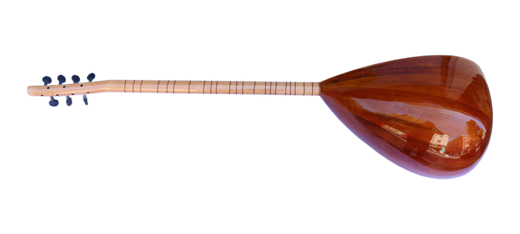Sala Muzik Linkshänder-Maulbeere-Langhals-Baglama ASL-113L