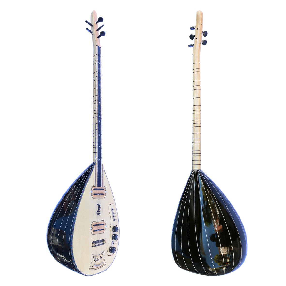 Elektrische Baglama Saz mit langem Hals ASEL-104