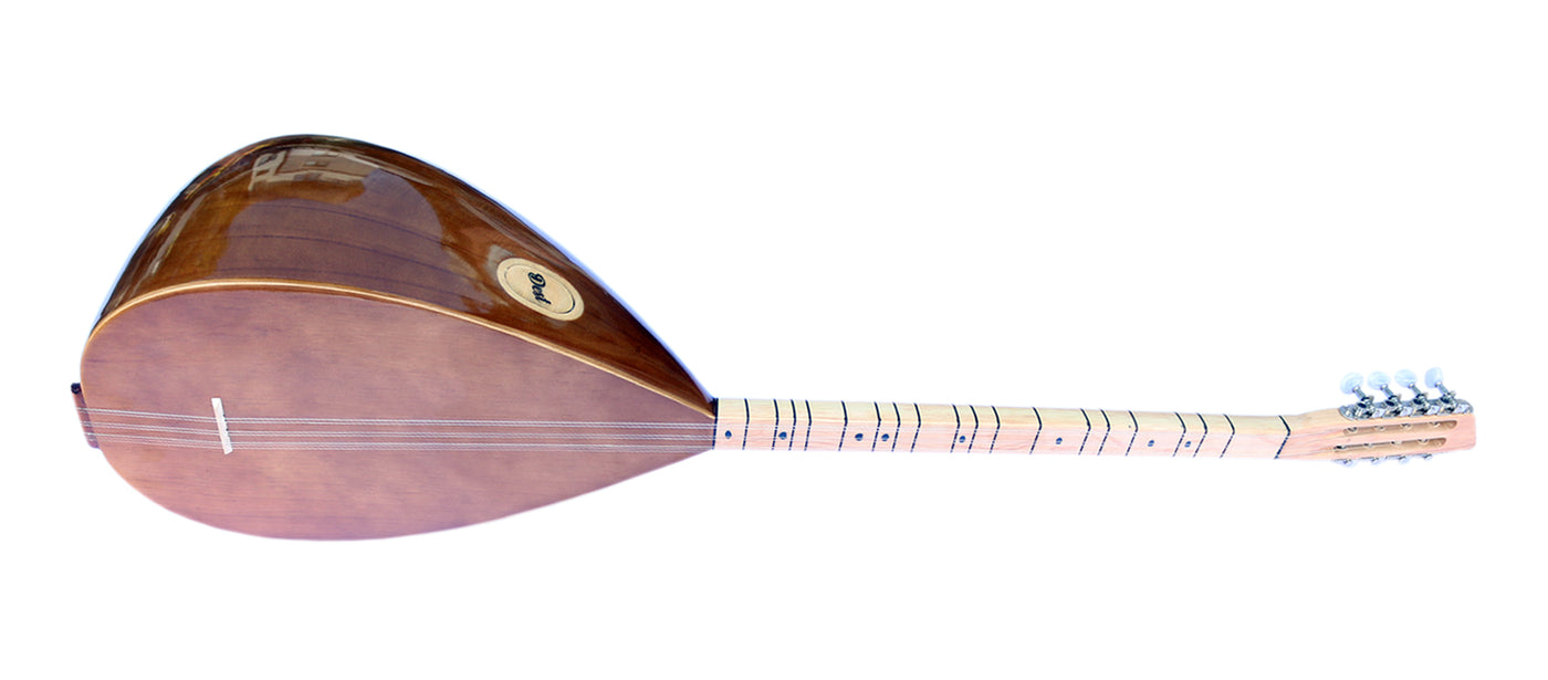 Maulbeer-Baglama Saz ASK-206G mit kurzem Hals, türkische Qualität