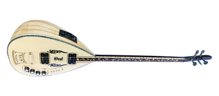 Long neck electric baglama saz RT1 with onboard rhythms by Dest