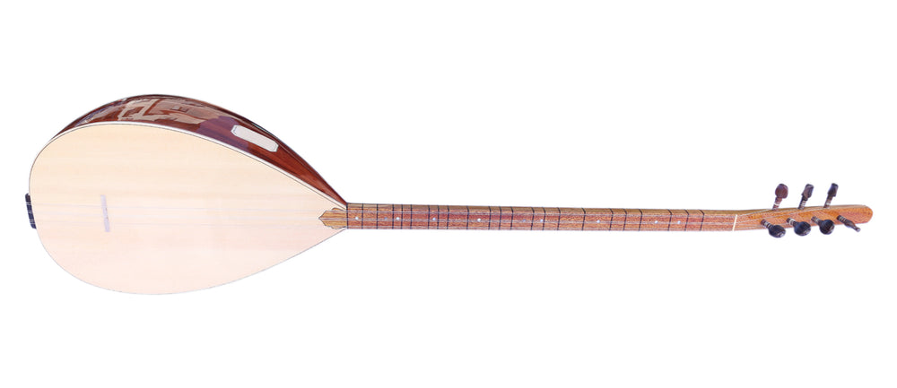 Juniper and spruce long neck saz OSL-205 with mahogany neck by Sala