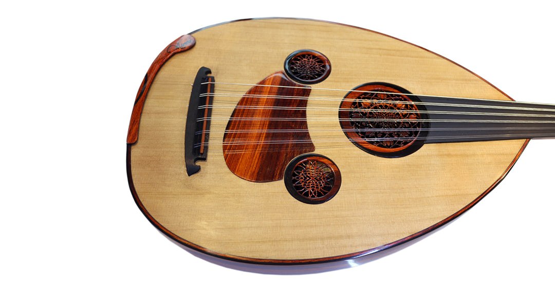 Miras Lute Cocobolo Majesty – Mastercrafted Double Soundboard Arabic Oud