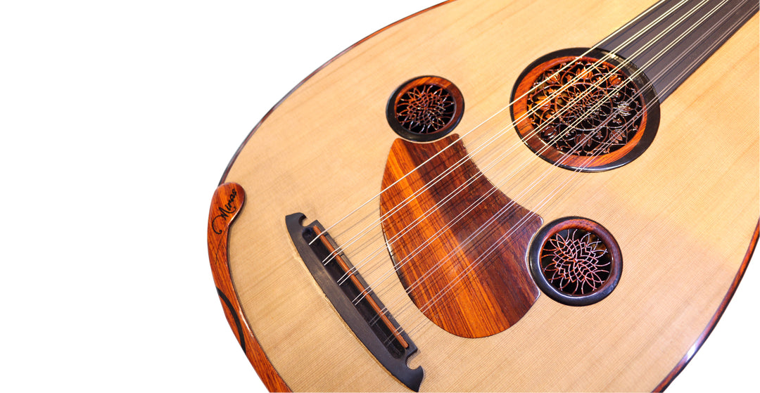 Miras Lute Cocobolo Majesty – Mastercrafted Double Soundboard Arabic Oud