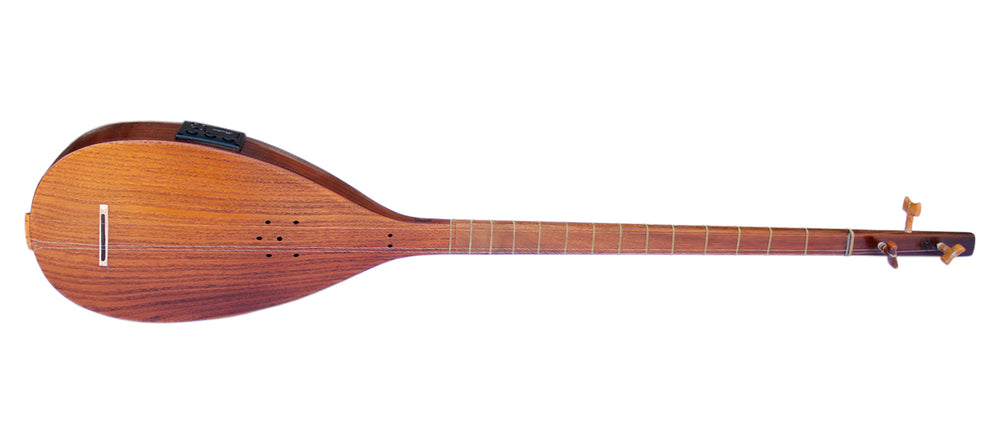 Electric-acoustic Persian tanboor ETM-4 with built-in equalizer and onboard pickup