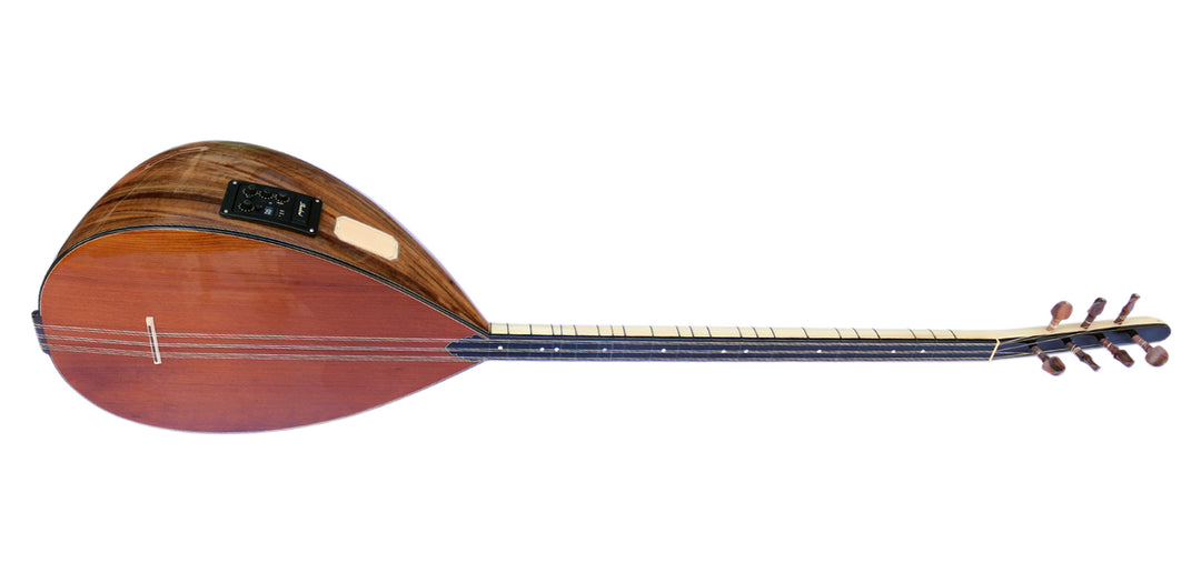 Professional electric acoustic baglama ALB-303EQ with 23 frets and maple neck