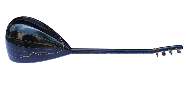 Walnut long neck electric saz DES-3 by Dest
