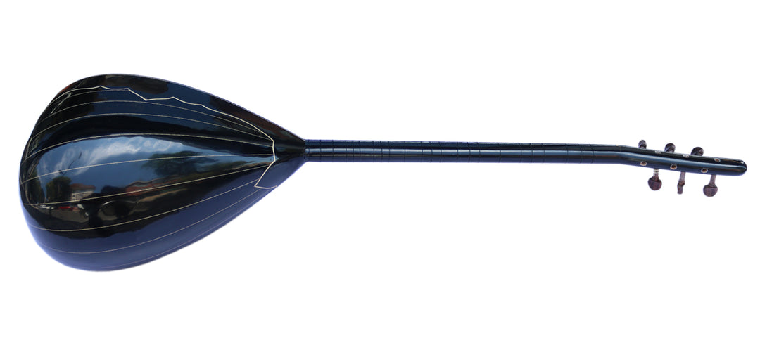 Walnut long neck electric saz DES-3 by Dest