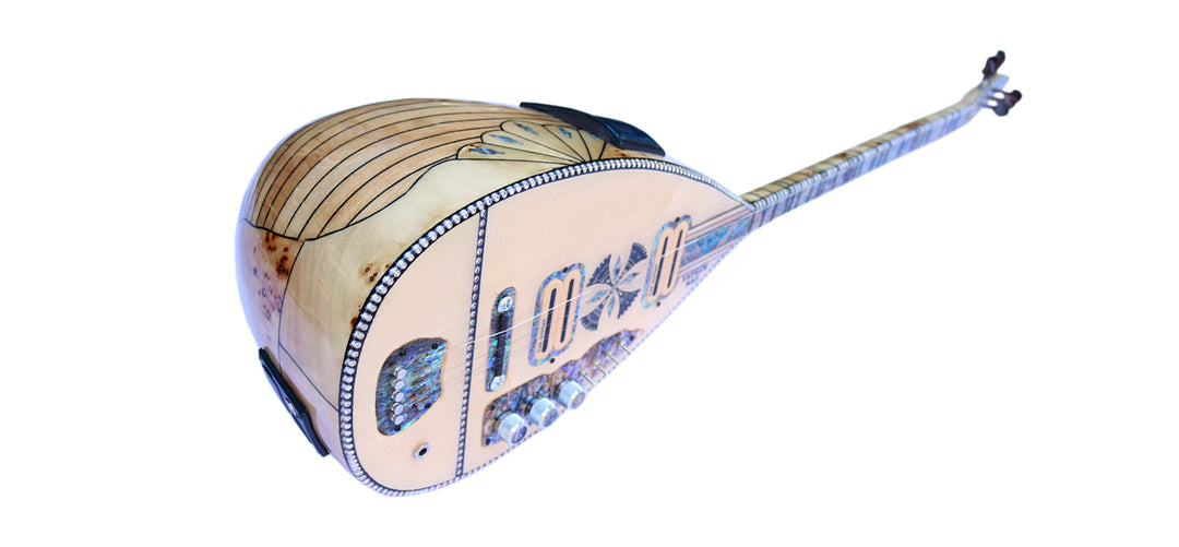 Handmade electric baglama saz AYS-304 by Ali Demir