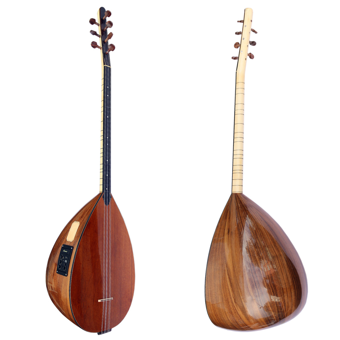 Professional Short Neck Electric Acoustic  Baglama Saz With Equalizer  ASB-303EQ