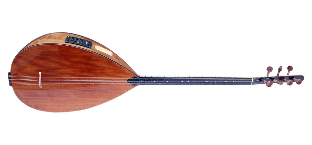 Walnut and Canadian cedar short neck saz ASB-303EQ with Shadow equalizer