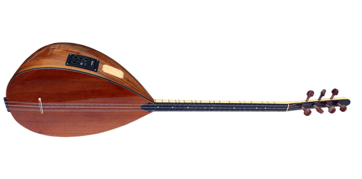 Professional electric acoustic baglama ASB-303EQ with 19 frets and maple neck