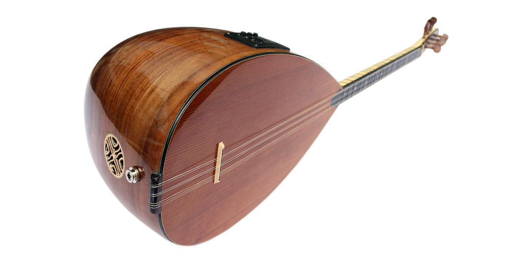 Handmade short neck electric baglama saz ASB-303EQ