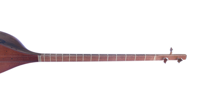 Professional carved walnut Persian tanboor MOT-5 long-neck Sufi stringed instrument