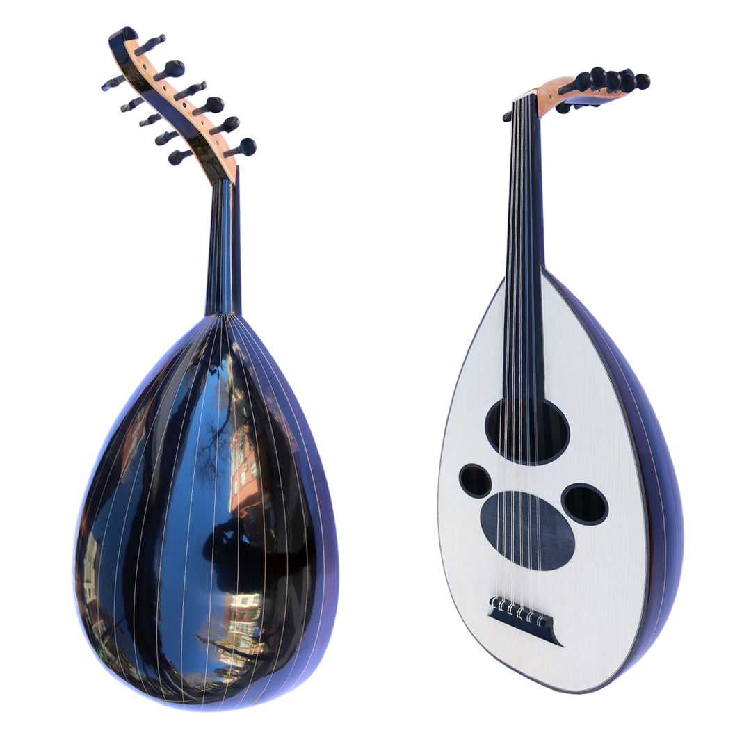 Arabic handmade walnut oud AAO-108 with spruce top by Sala Muzik