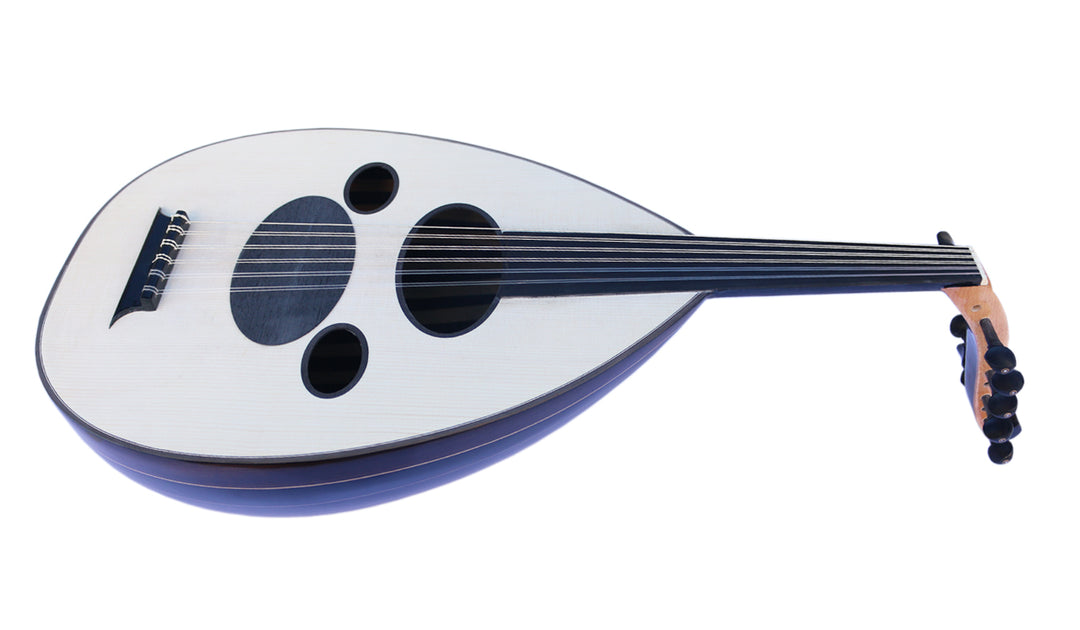 Handmade Arabic walnut oud AAO-108 with warm authentic Arabic tone